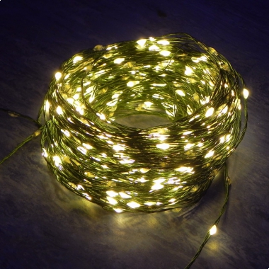 COLLANA LUCI PAZZE SERIE 300 MICROLED BIANCO FREDDO DECORAZIONE NATALE - ARTELETA MLP300 product photo Photo 02 3XL