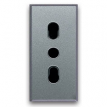 LIFE TOUCH PRESA BIPASSO 2P+T 10/16A ALLUM 1M - AVE 443006/15TS - AVE 443006/15TS product photo