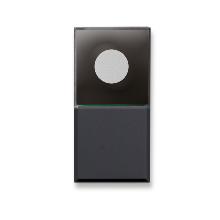 Pulsante con spia, Tekla S44, colore grigio Tekla, 1P NA 10A 250V - finitura opaca - 1 Mod. - AVE 445050 product photo