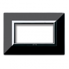 SISTEMA 44 PLACCA ZAMA44 NERO ASSOLUTO 4M 44P94NAL - AVE 44P94NAL product photo