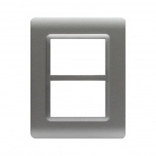 PLACCA TECN.44 ARGENTO OPACO   3+3M - AVE 44PY033AO product photo
