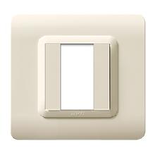 Placca tecnopolimero, S44 colore sabbia - 1 Mod. - AVE 44PY31SA product photo