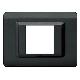 Placca tecnopolimero, S44 colore grigio scuro - 2 Mod. - AVE 44PY02GSL product photo Photo 01 2XS