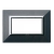 SISTEMA 44 PLACCA ZAMA44 GRIGIO SCURO META. 4M 44P94GSM - AVE 44P94GSM product photo Photo 01 2XS