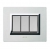 SISTEMA 44 PLACCA VERA44 ALLUMINIO NATURALE 3M 44PA3ALS - AVE 44PA3ALS product photo Photo 02 2XS