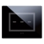 PLACCA VERATOUCH NERO ASSOLUTO VETRO 3 COMANDI A SCOMPARSA - AVE 44PVTC3NAL product photo Photo 01 2XS