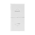 COMMUT.1P 10A 3POS.A PULS.WHITEK 1M - AVE 446053 product photo