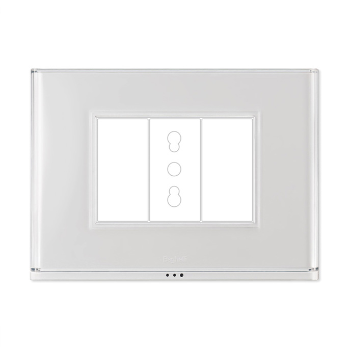 PLACCA BRAIN CLASSIC 3F BIANCA - BEGHELLI 81231E - BEGHELLI 81231E - BEGHELLI 81231E product photo