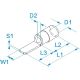 PUNTALE PIATTO PREIS.BLU 1.5-2,5MM  L.16MM - B.M. 00253 - B.M. 00253 - B.M. 00253 product photo Photo 02 2XS
