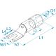 FORCELLA TUBO ISOLATA NYLON 16MM F 4MM - B.M. 005231 - B.M. 005231 - B.M. 005231 product photo Photo 02 2XS
