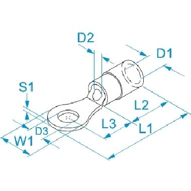 TERMIN.PREISOL.OCCH.NYLON 105GR.4-6MM F.6MM - B.M. 80331 - B.M. 80331 - B.M. 80331 product photo Photo 02 3XL
