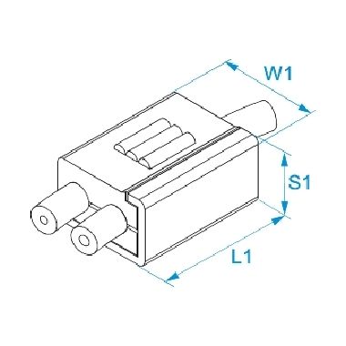 CONNETTORE RAPIDO 0.25-1 ROSSO - B.M. 00110 product photo Photo 02 3XL