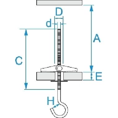 ANCORA ACCIAIO C/OCCHIOLO APERTO D.14MM - B.M. F1034 - B.M. F1034 - B.M. F1034 product photo Photo 02 3XL