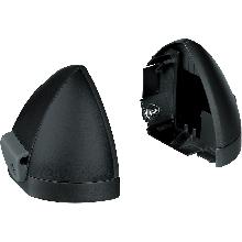 INTERLINK - TESTATE GRIGIO ANTRACITE DESTRA E SINISTRA PER CANALE POSTAZIONE DI LAVORO - BTICINO 123004GR product photo