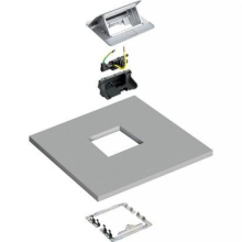 KIT INSTALLAZIONE POP UP 4 MODULI SCRIVANIA/PAVIMENTO FLOTTANTE - BTICINO 150640NK product photo