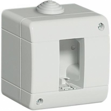 CUSTODIA IP40 COMPOSTA DA BASE E COPERCHIO PER 1 MODULO LUNA LIVINGLIGHT - BTICINO 24401 product photo