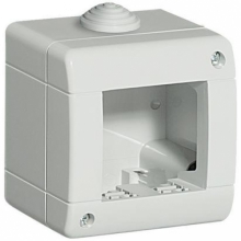 CUSTODIA IP40 COMPOSTA DA BASE E COPERCHIO PER 2 MODULI LUNA LIVINGLIGHT - BTICINO 24402 product photo