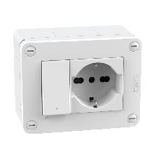 MATIXGO - SCATOLA IP40 + INT + P40 3M W - BTICINO 28403W2 - BTICINO 28403W2 product photo