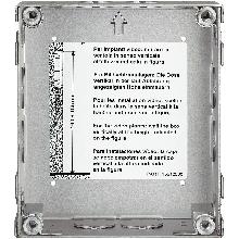 SCATOLA DA INCASSO ANTISTRAPPO 1 MODULO - BTICINO 350110 - BTICINO 350110 product photo