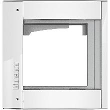 SUPPORTO 1 MODULO ALLUMINIO WHITE - BTICINO 350212 product photo