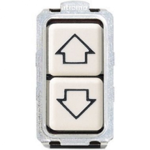 DOPPIO PULSANTE CON FRECCE SALI SCENDI ORIGINALE MAGIC - BTICINO 5055/1 product photo