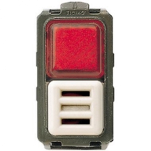 RONZATORE 24VAC CON SPIA SEGNALAZIONE ROSSA ORIGINALE MAGIC - BTICINO 5065R product photo
