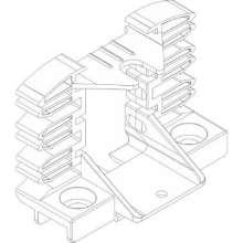 SUPPORTO ISOLATO BARRA TESTA MAS - BTICINO 78860/PL product photo