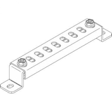 TRAVERSA PER FISSAGGIO CAVI SUL FRONTE IN QUADRI E ARMADI LDX400 - BTICINO 93300TRO product photo
