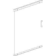 MAS SDX - PORTA LAMIERA PIENA 515X700 - BTICINO 94540LA product photo