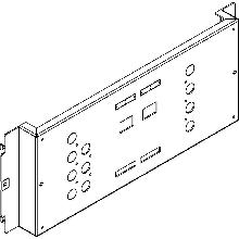 MAS - PIASTRA ME250 RIMOV ORIZZ L 600MM - BTICINO 9541PR250N - BTICINO 9541PR250N product photo