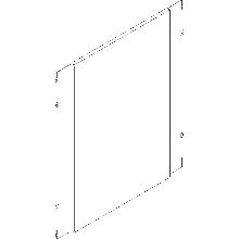 MAS.PIASTRA INTERNA PORTAPP.LAM.600X1000MM - BTICINO 9554L - BTICINO 9554L product photo