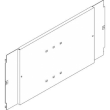 PIASTRA DI FISSAGGIO PER MW630 IN QUADRI E ARMADI LDX-P, LDX400 E MDX400 LARGHEZZA 600MM - BTICINO 9561PC/SW product photo