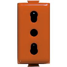 MATIX MAGIC - PRESA BIPASSO 2P+T ARANCIONE - BTICINO A5180A - BTICINO A5180A product photo
