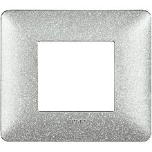 matix - placca 2 posti bianco calce - BTICINO AM4802TBC product photo