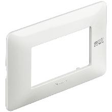 matix - placca 3 posti bianco antibatterico - BTICINO AM4803BAB product photo