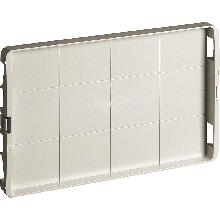 IDROBOARD PIASTRA PIENA 12 MODULI H 150MM - BTICINO F107PA12 - BTICINO F107PA12 product photo