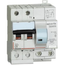 INTERRUTTORE MAGNETOTERMICO DIFFERENZIALE 1P+N AC 6A 30MA 4M BTDIN - BTICINO G8130/6AC product photo