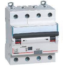 BTDIN45 - MAGN DIFF A 4P 10A 4,5KA 30MA 4 M - BTICINO GA8843A10 - BTICINO GA8843A10 product photo