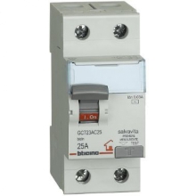 INTERRUTTORE DIFFERENZIALE PURO F 2P 40A 30MA BTDIN - BTICINO GC723F40 product photo