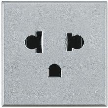 AXOLUTE - PRESA EURO-US 2P+T 16A C/P 2 MOD - BTICINO HC4126 - BTICINO HC4126 product photo