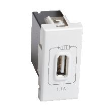 AXOLUTE - USB CHARGER 1,1A WHITE - BTICINO HD4285C1 - BTICINO HD4285C1 product photo