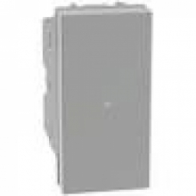 PULSANTE ASSIALE 1P (NO) 10A 250 VAC 1 MODULO GRIGIO SERIE MATIXGO - BTICINO JG4055 product photo