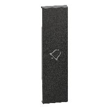 LIVING NOW COVER COMANDO CAMPANELLO 1 MODULO NERA - BTICINO KG01D product photo