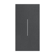LIVING NOW COVER COMANDO 2 MODULI NERA KG01M2 - BTICINO KG01M2 product photo