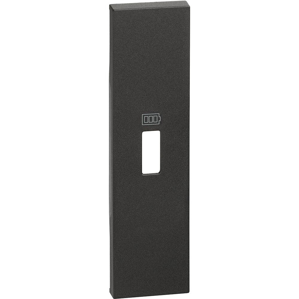 LIVING NOW - COVER CARICATORE USB 1 MODULO NERA (K4285C1, K4286C1) - BTICINO KG10C product photo