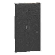 LIVING NOW - COVER TAPPARELLA CONNESSO 2 MODULI NERA - BTICINO KG32M2 product photo