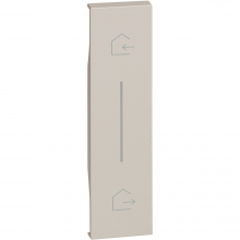 COVER ILLUMINABILE SIMBOLO ENTRA & ESCI LEAVE&BACK HOME SABBIA L.NOW - BTICINO KM40 product photo