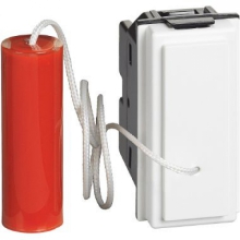 PULSANTE 1 POLO NO 10A A TIRANTE BIANCO LIVING NOW - BTICINO KW4033 product photo