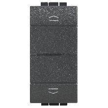 LL - COMANDO TAPPARELLA CONNESSO ANTRACITE - BTICINO L4027C - BTICINO L4027C product photo