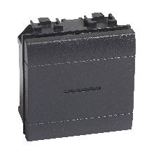 LL - interruttore ax 1P 10A 2m antracite - BTICINO L4051M2N product photo